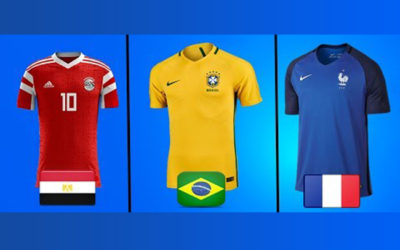 “حرب القمصان”: أجمل قميص منتخب مشارك في كأس العالم روسيا 2018