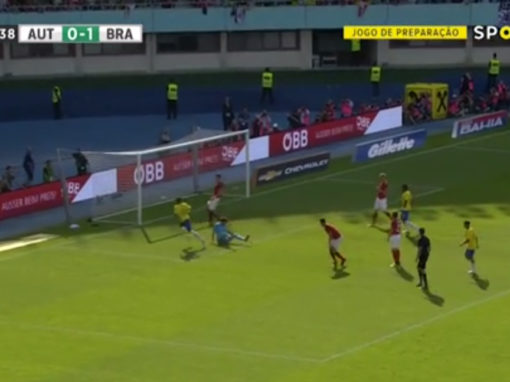 بالفيديو: نيمار يحرز هدفاً مذهلاً للبرازيل في النمسا