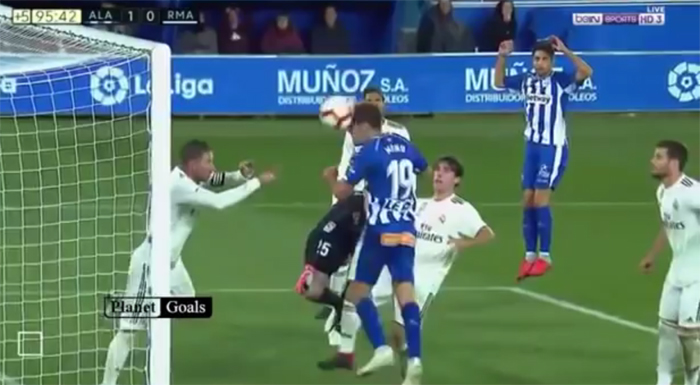 بالفيديو: هزيمة ريال مدريد من ألافيس في الدوري الإسباني
